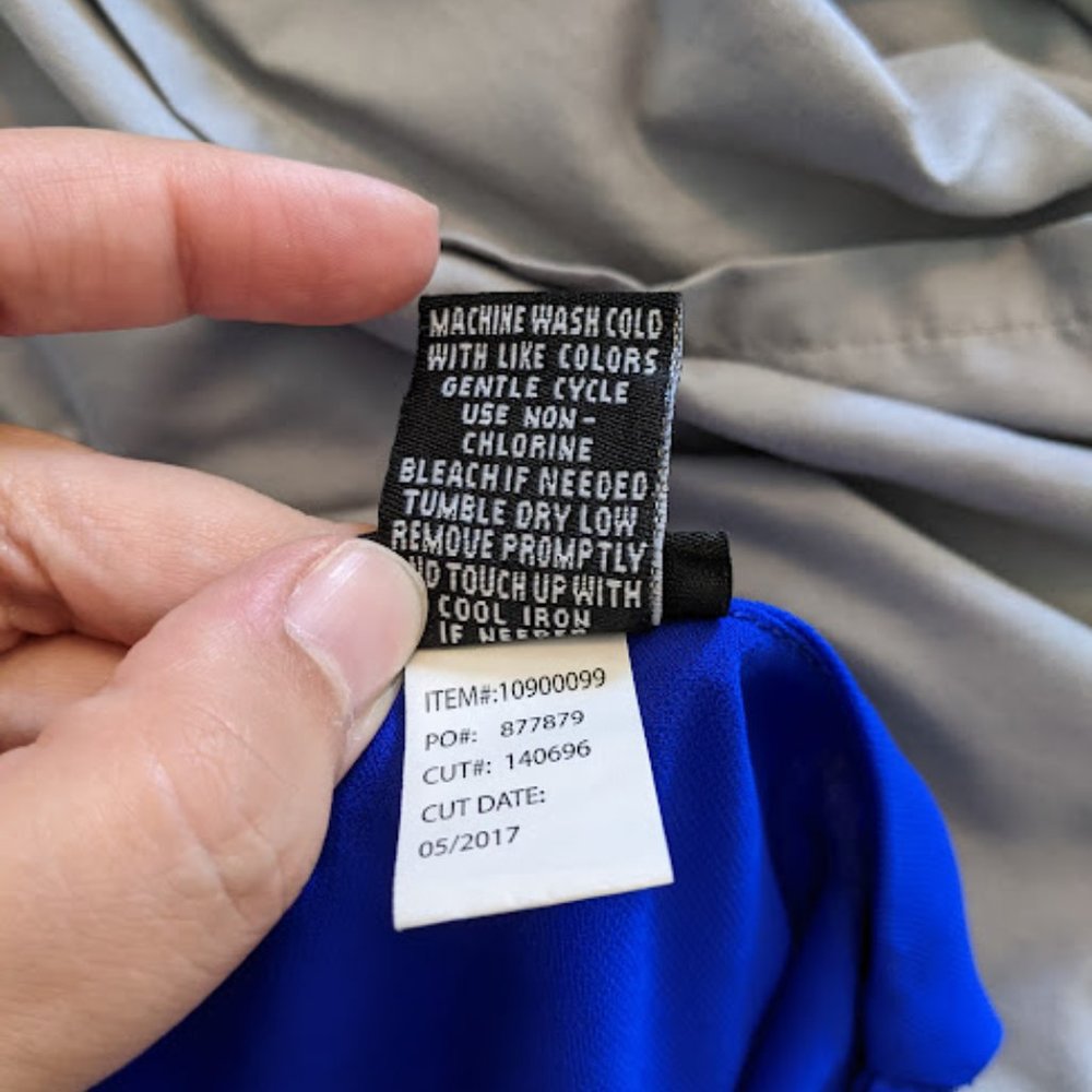 EC Torrid Royal Blue Strappy Tank Top Size 2/2X - Picture 8 of 9